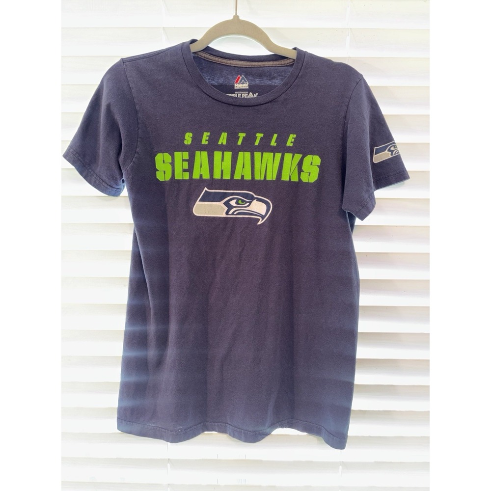 Seattle Seahawks‎ T-Shirt Mens Size SMALL Blue Heather Short Sleeve NFL Team Tee